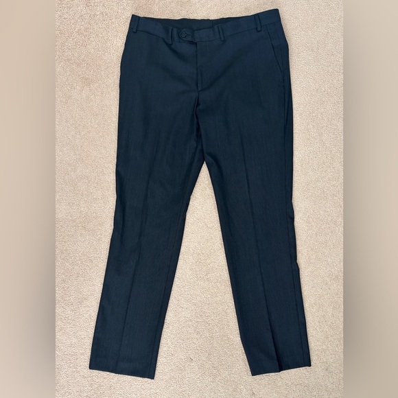 Men’s Dress Pants 38R –Navy Pinstripe –Wool Blend| NWOT| Arturo Calle Black Line - Picture 4 of 10
